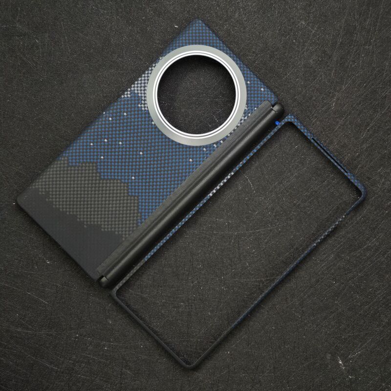 vivo xfold3 ケブラー携帯電話ケース中央軸モデル超薄型 xfold3pro 中央軸磁気保護ケースに適しています|undefined