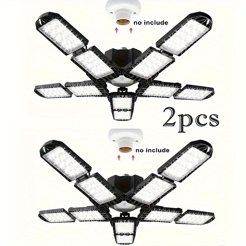 2025新款跨境代发101可变形面板led车库灯超亮
