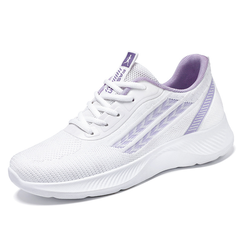 Zapatos mujer verano nuevo estilo transpirable casual zapatos individuales malla zapatos de mujer suela blanda pies no apestosos tendencia zapatos deportivos para mujeres