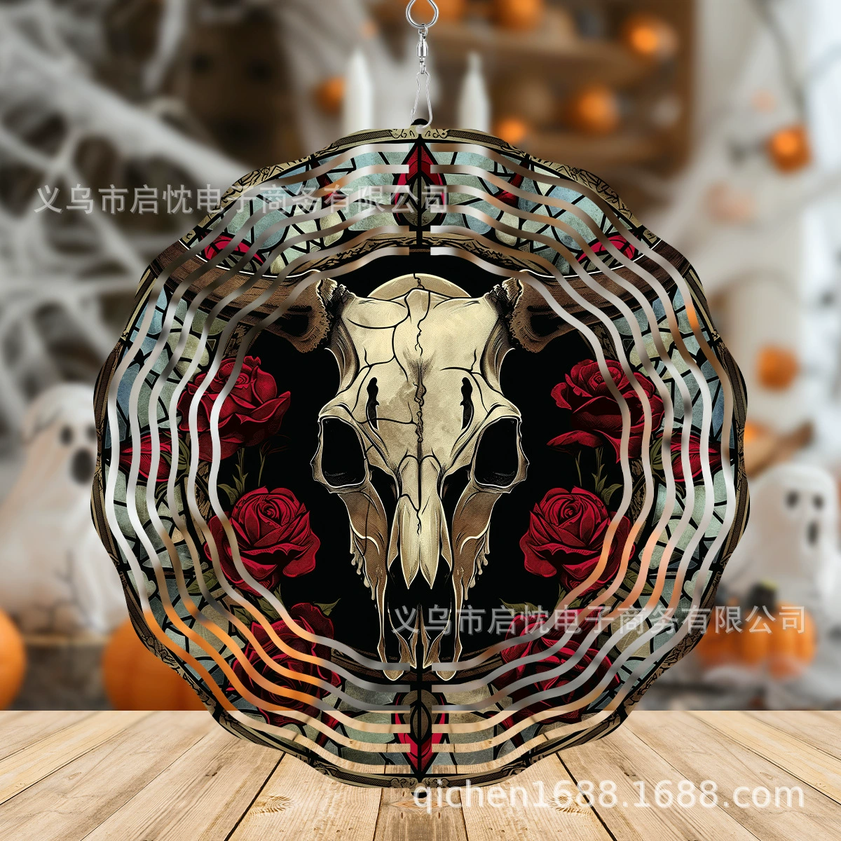 Трансграничный взрыв 3D металлический колокольчик подвеска для внутреннего сада и террасы должны быть в праздничной атмосфере