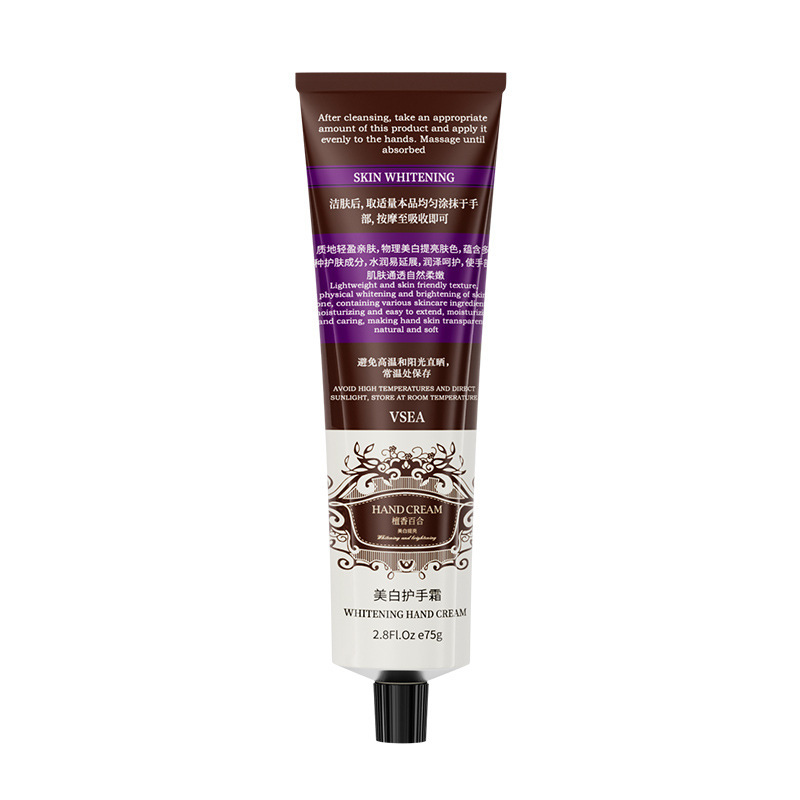 VSEA blanqueamiento perfumes crema de manos hidratante humectante mejora la secedad de alto valor de la piel mano fabricante de caja de regalo
