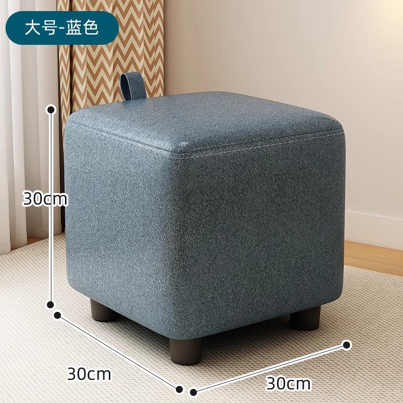 Taburete pequeño taburete bajo doméstico, banco pequeño, silla, taburete de sala de estar, taburete resistente y duradero para cambiar zapatos, mesa de centro, taburete de sofá image 14