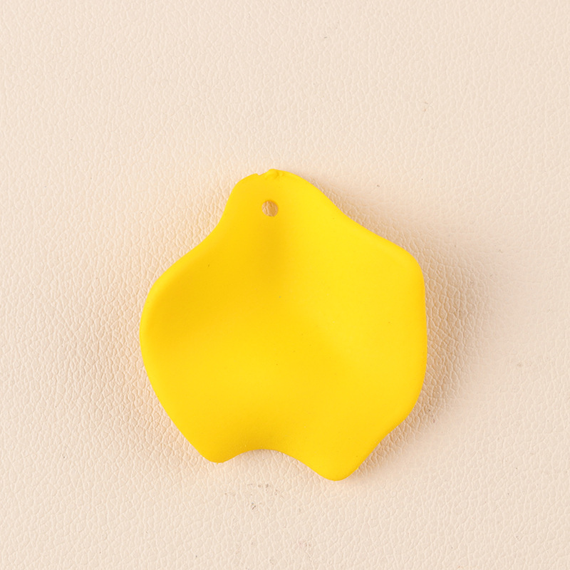 9g Weight Earring Findings Jewelry Making Type DIY Jewelry Accessories Classification 10 PCS/Package Quantity Acrylic Material Petal Pattern Spray Paint Design Simple Style Style 10 PCS/Package Arylic Petal Earring Findings 6