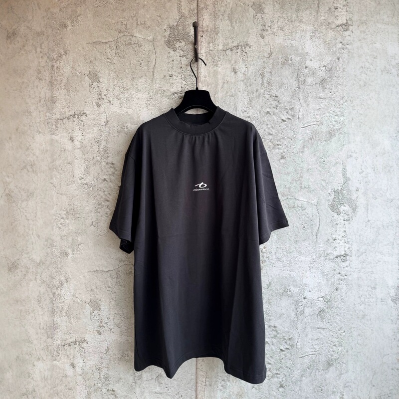 Correct Version in Stock, High-Quality Bl Brand New Model 6B Reflective Print Short-Sleeve T-Shirt, Loose Fit, Unisex T-Shirt