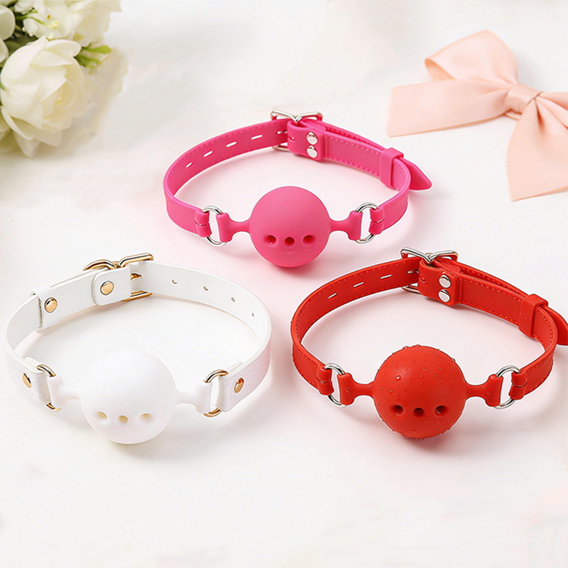 Sm Deep Throat Mouth Ball Silicone Oral Ball O-Shaped Mouth Plug Adult Products Flirting Plug Mouth Female Alternative Sex Toy Sm Deep Throat Mouth Ball Silicone Oral Ball O-Shaped Mouth Plug Adult Products Flirting Plug Mouth Female Alternative Sex Toy