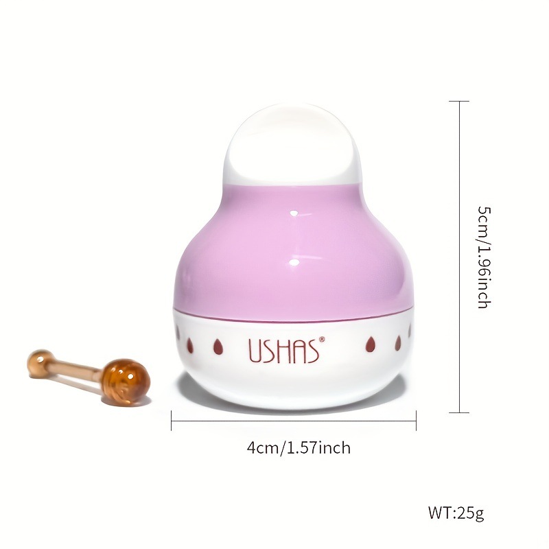 USHAS punto transfronterizo venta caliente 3 colores gelatina fresca mascarilla de labios exfoliante de labios mascarilla de labios para aclarar las líneas de los labios e hidratar