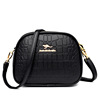 Fashionable shoulder bag, summer one-shoulder bag, small bag, 2022, crocodile print