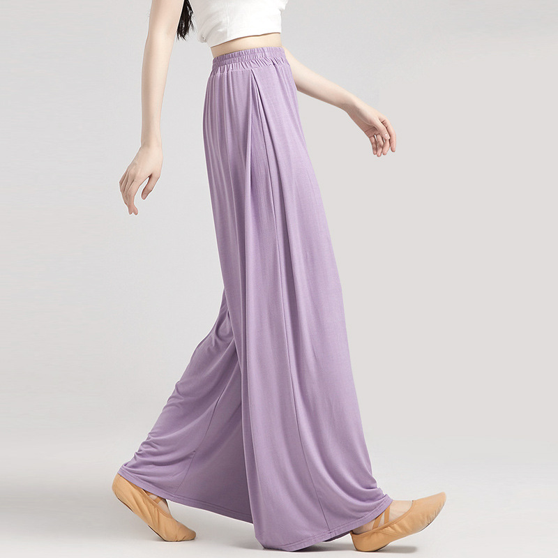 Modern Dance Loose Wide-Leg Pants Chinese Dance Classical Dance Performance Clothing Women's Dance Wear Practice Pants Long Pants Adult