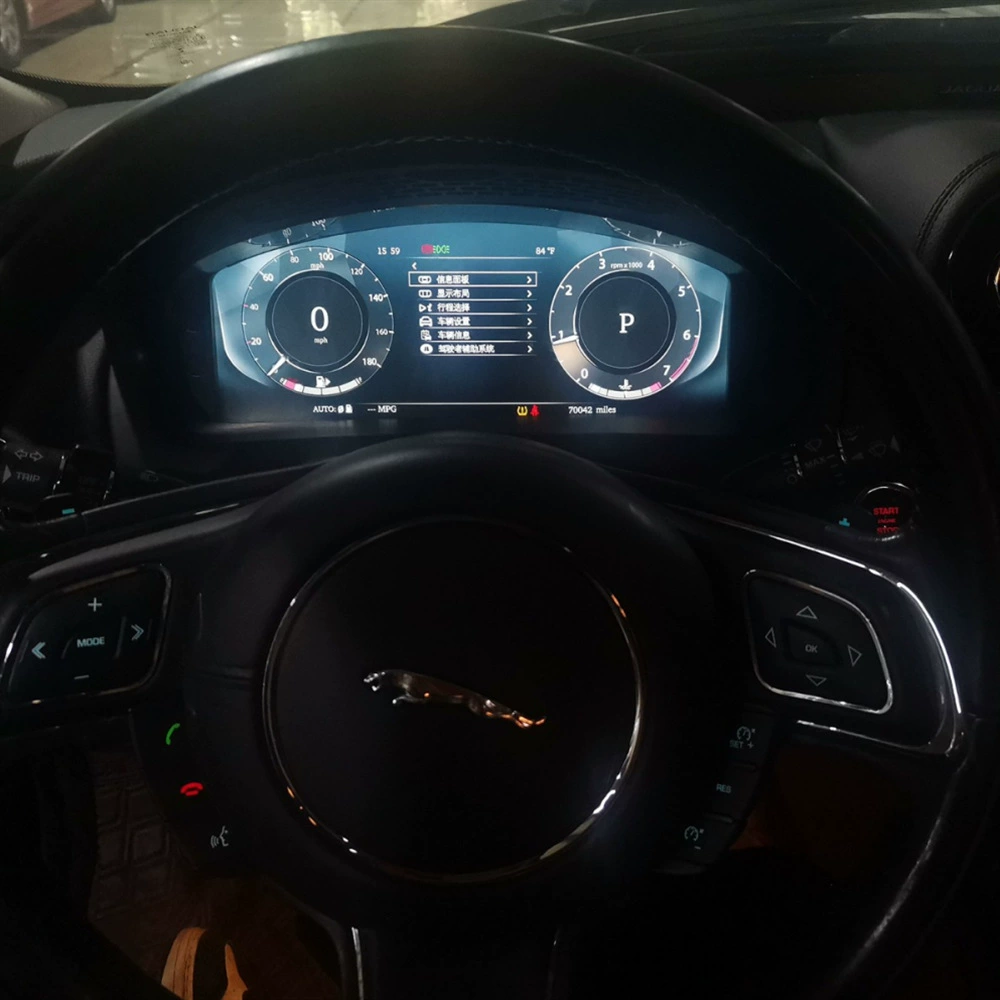 Подходит для 10-19 Jaguar XJL ЖК приборная панель 12,3-дюймовый полноэкранный ЖК приборная панель с беспроводным CarPlay