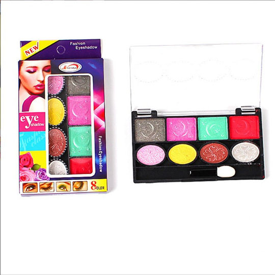 Eye Shadow Cyber Celebrity ins Matte Pearlescent Eye Shadow Plate Earth Color Student Makeup Plate Small Waterproof Beginner Eye Shadow