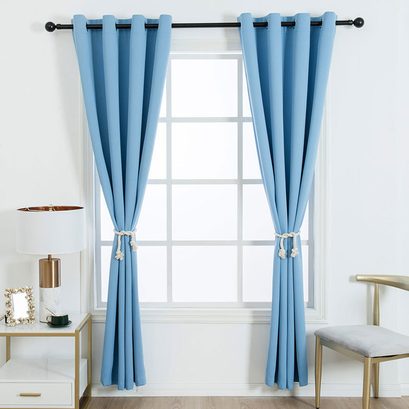 Curtain Cross-border Finished Modern Simple High-shading High-precision Curtain Bedroom Living Room Double-sided Curtain Finished Product