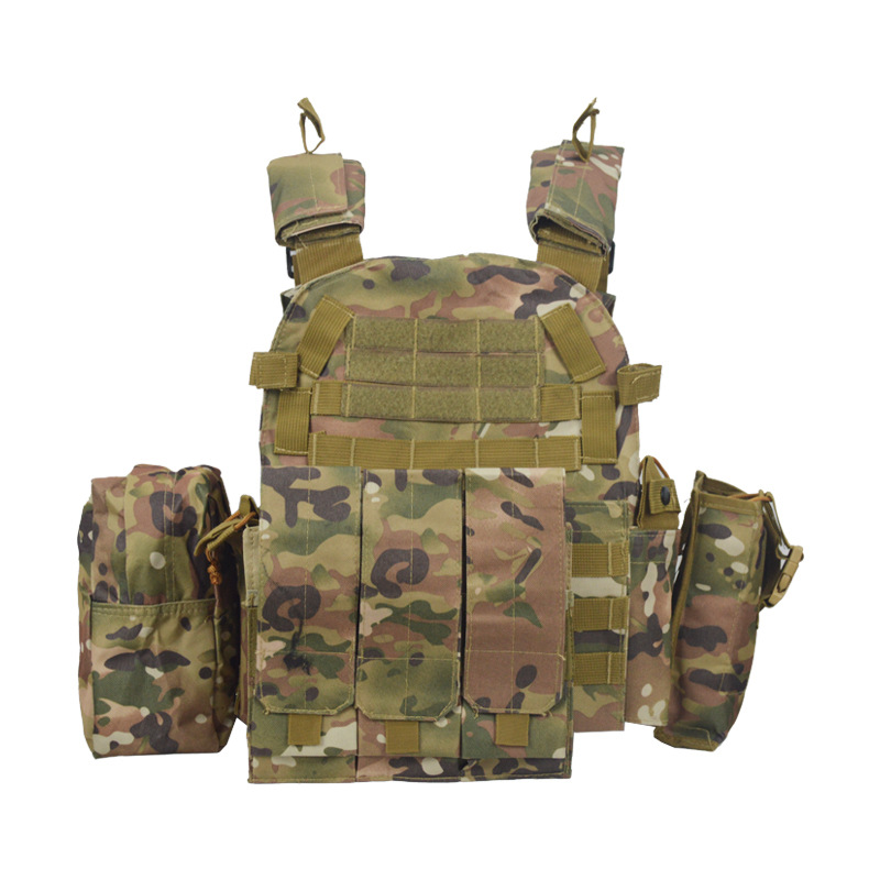 6094 chaleco táctico combinación de montaje resistente al desgaste de entrenamiento de campo al aire libre equipo de chaleco de protección