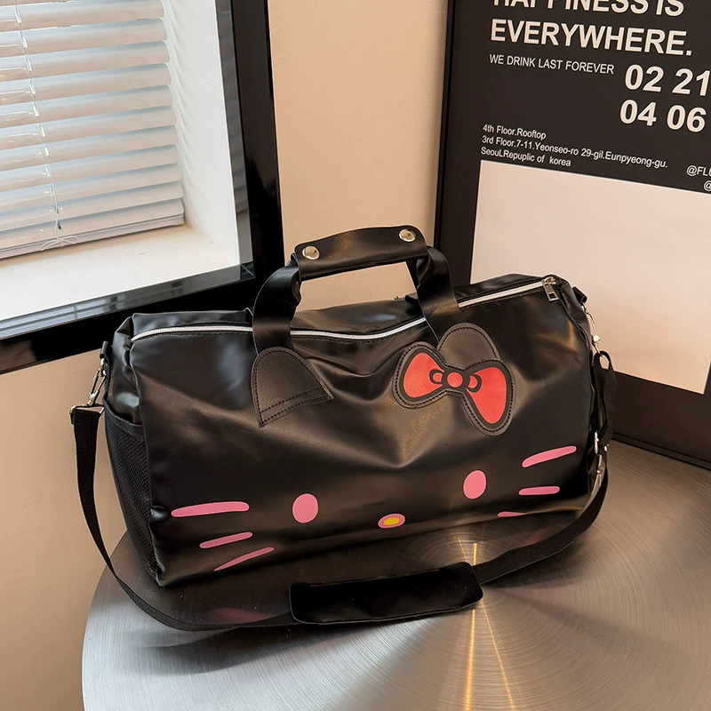 Hello kitty, мультяшная милая вместительная портативная сумка для путешествий через плечо