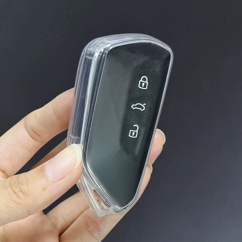 Volkswagen Key Set for Golf, ID3, ID6X, and More - Прочный TPU, прозрачный дизайн, полная совместимость