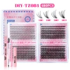 DIY-TZ-084+pink double-headed glue+double-headed brush+tweezers+glue remover