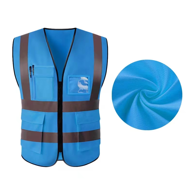 Trajes reflectantes chaleco de seguridad de construcción chaleco de transporte vial saneamiento fluorescente transpiración nocturna impresión personalizada