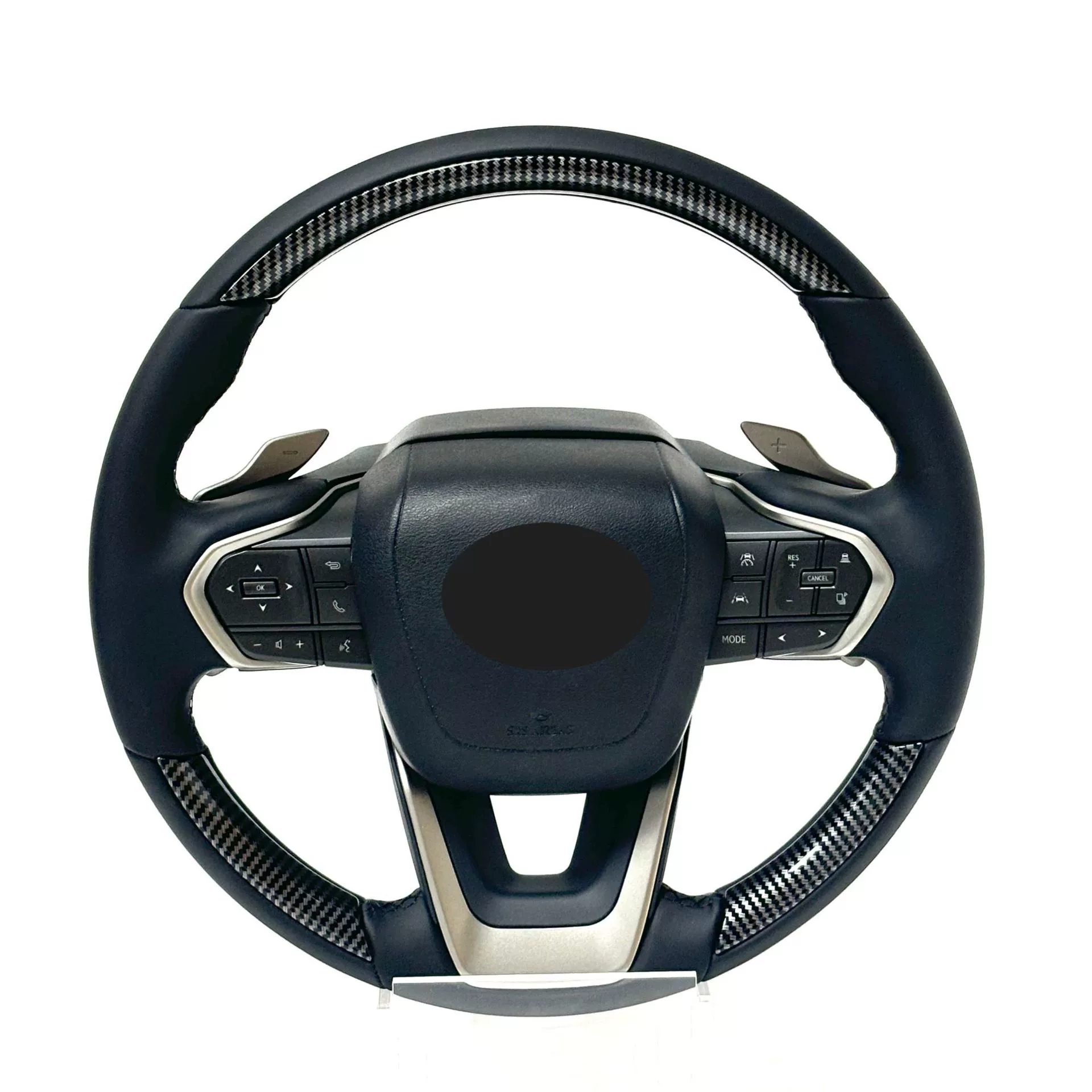 Подходит для модификации рулевого колеса из углеродного волокна LC300, модификации и обновления полной серии моделей Toyota Camry Overbearing Cruiser.