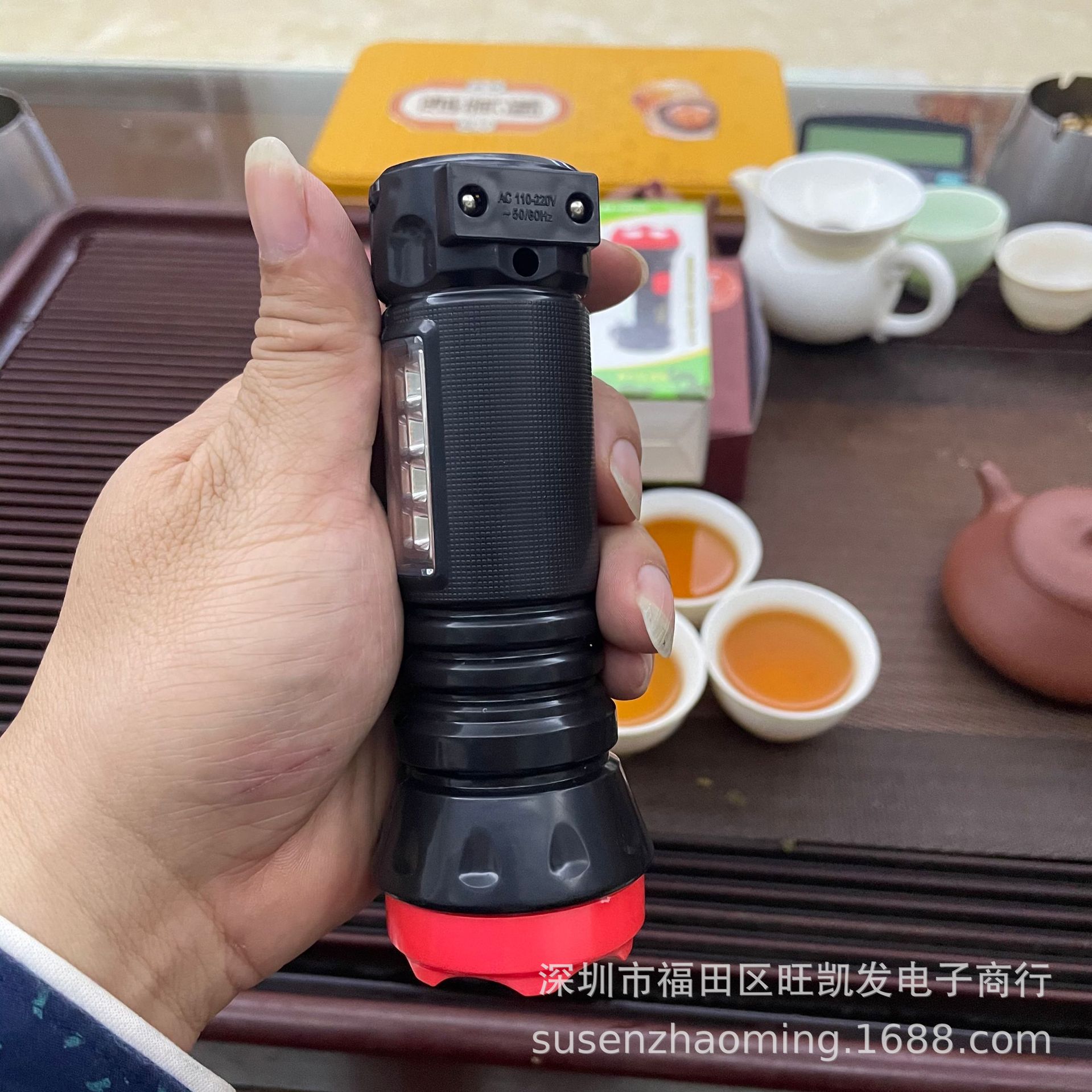 LED手电筒 宝莲灯+侧灯