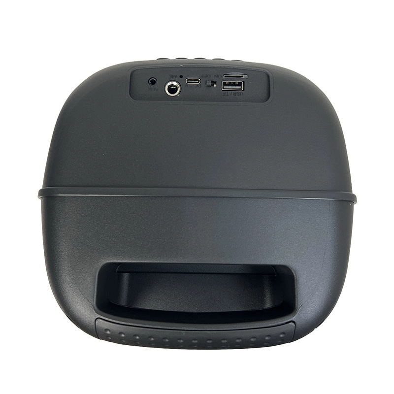 Hot sale transfronterizo doble 6 pulgadas 10W altavoces recargables danza cuadrada Bluetooth K música con micrófono LED luz