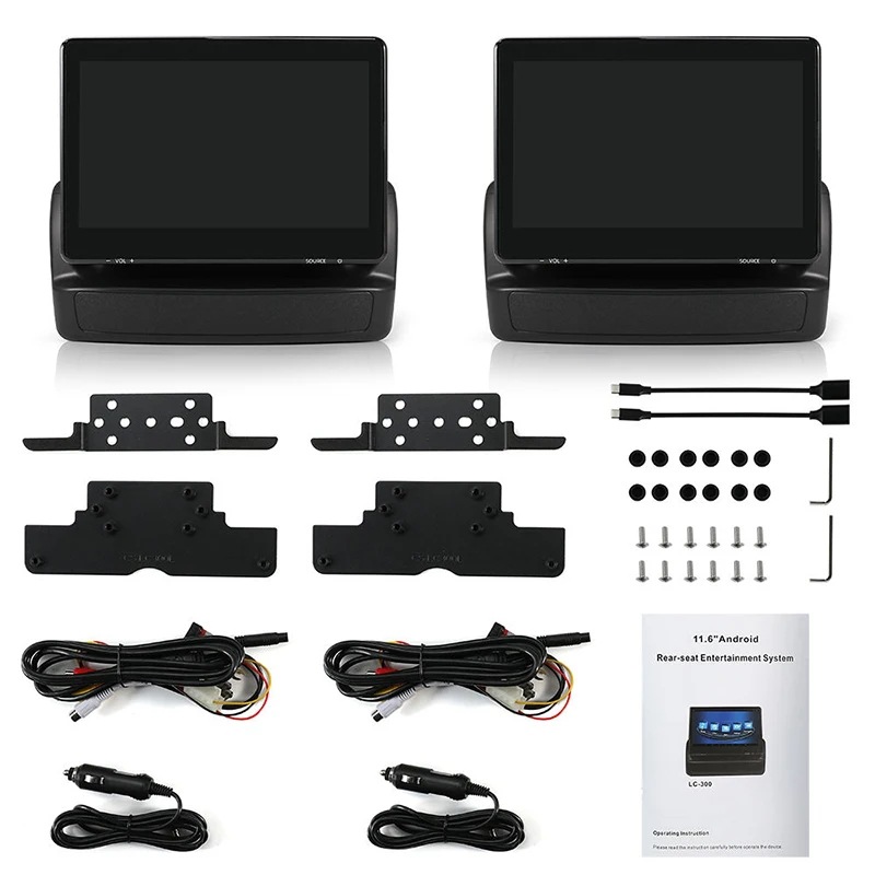 11.6inch Headrest Lc200 Lc300 Toyota Land Cruiser Dedicated Cross-Border Rear Entertainment Android Car Screen