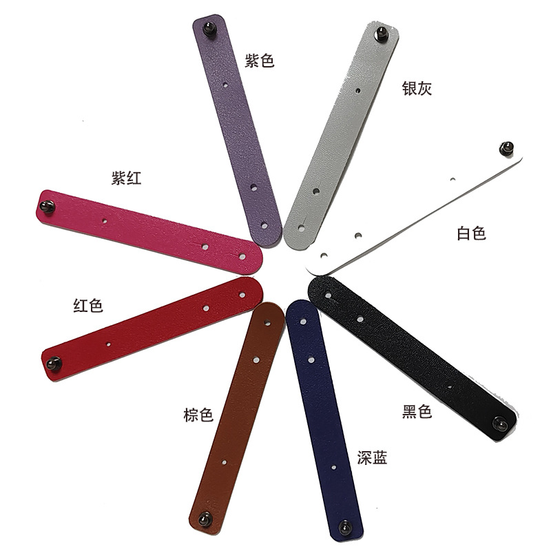 Amazon Leather Buckle Cable Tie Leather Headphone Cable Tie Data Cable Storage Cable Tie with Power Cable Winder