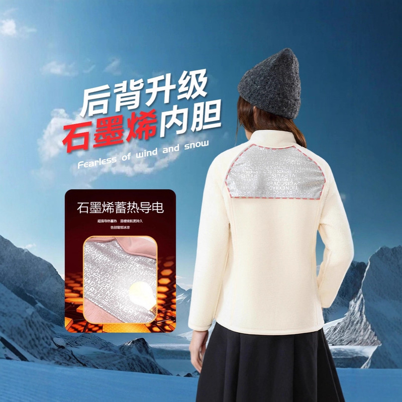 Lulu Style Slim Waist Autumn and Winter 90% White Duck down Fleece down Jacket with Patchwork Lining for Women