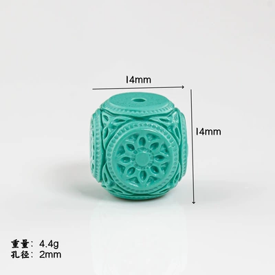 Beads DIY Bracelet Accessories, Zərgərlik ara hissələri - square-pattern-1-piece