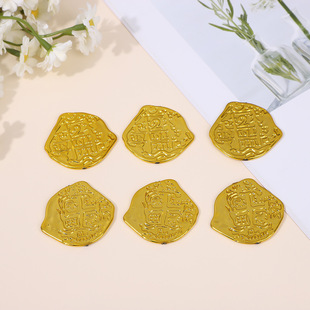 golden roman spanish pirate gold and silver coin $coin party decoration carnival carnival game props