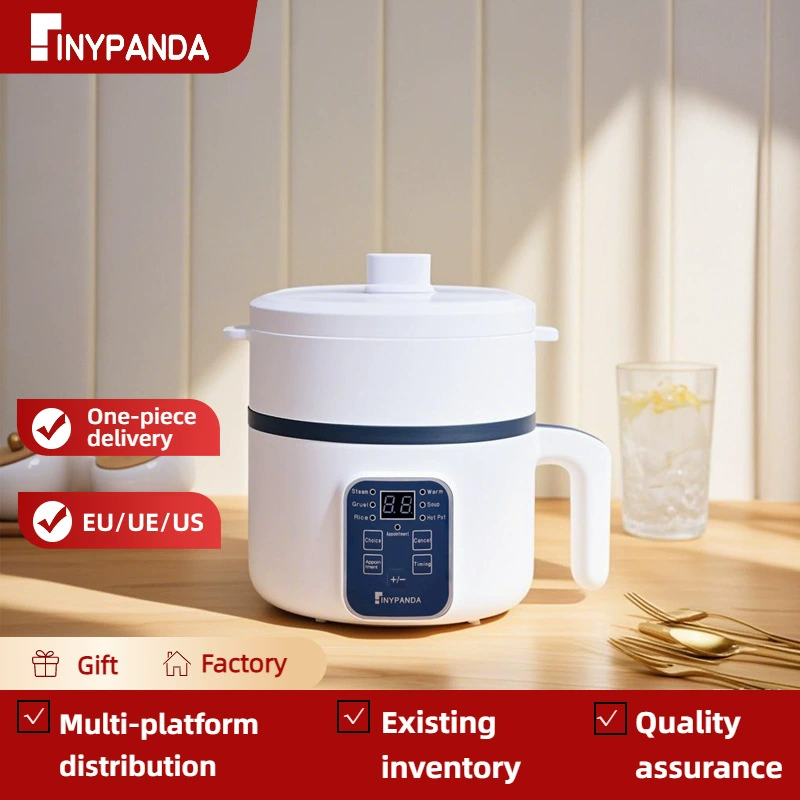 Трансграничная европейская, британская и американская многофункциональная электрическая кастрюля с антипригарным покрытием, мини-электрический вок, кастрюля для плавления воска, электрическая кастрюля для приготовления пищи