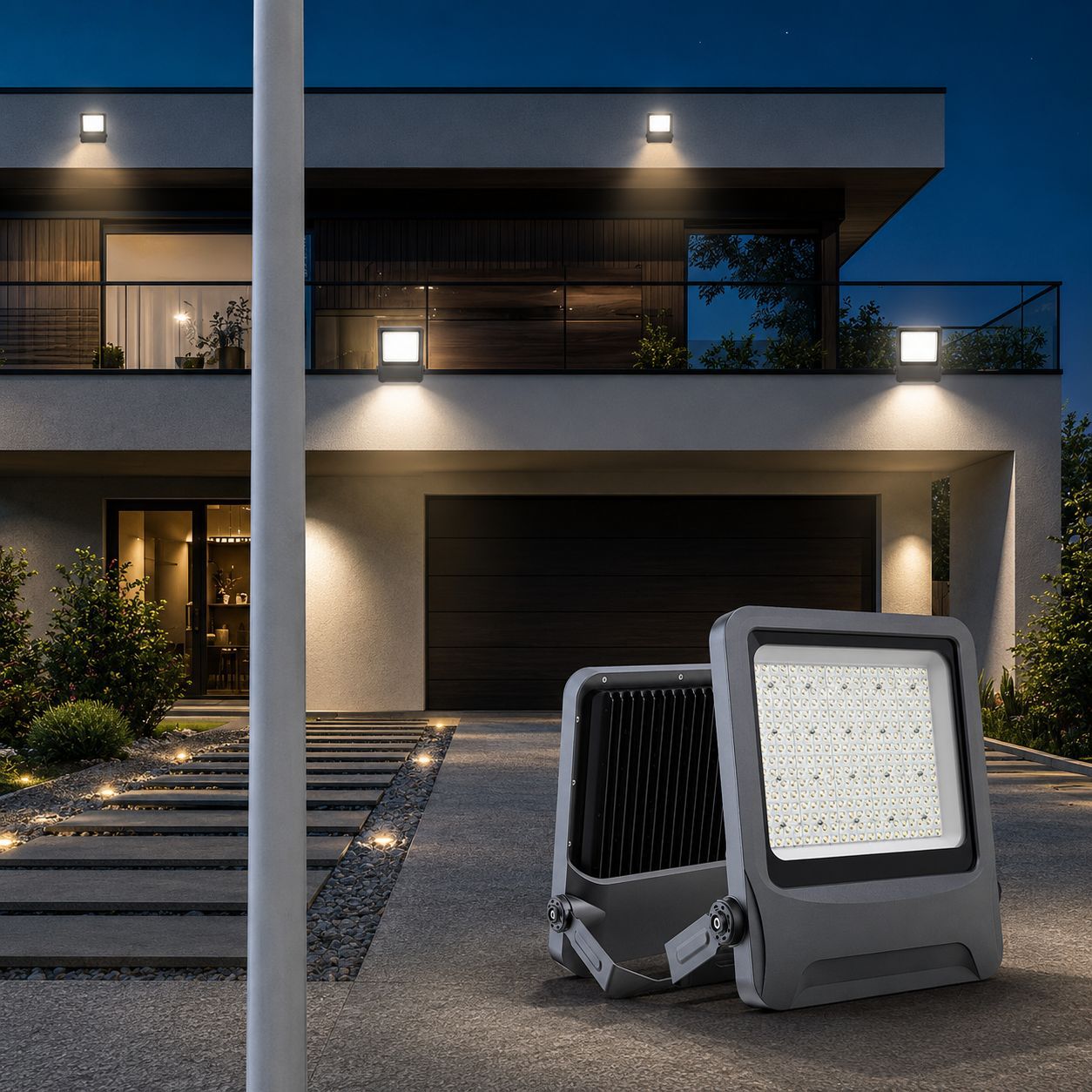 Customizado comercio exterior transfronterizo campo al aire libre patio túnel luz de inundación industrial led luz de inundación de alto lumen