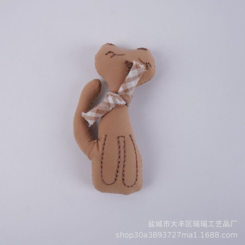 卡通毛绒小熊围巾猫公仔胸针diy饰品配件充棉玩偶服饰鞋帽辅料|undefined