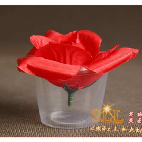 Vasos de plástico transparente al por mayor para mezclar colores, vasos desechables para degustar condimentos, vasos para velas de propuesta de matrimonio para exhibición, vasos resistentes al viento para exteriores image 4