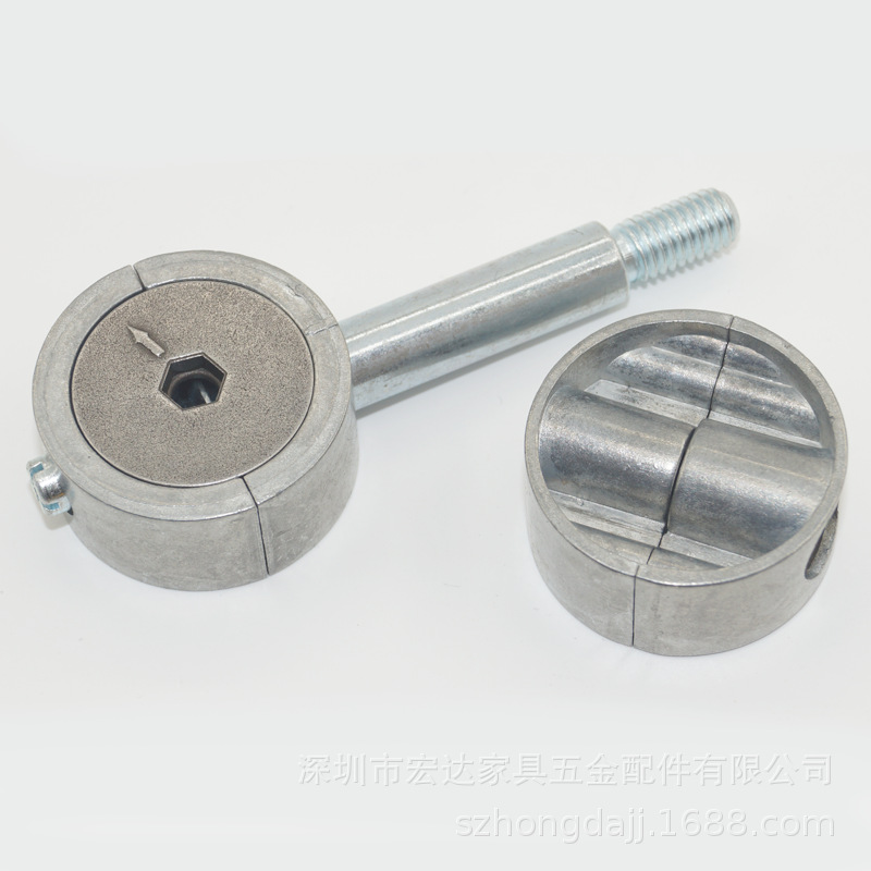 床楼梯强力四合一家具连接件强力扣重型四合一连接件三合一拼装件