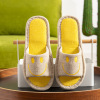 Non-slip universal slippers indoor, cotton and linen