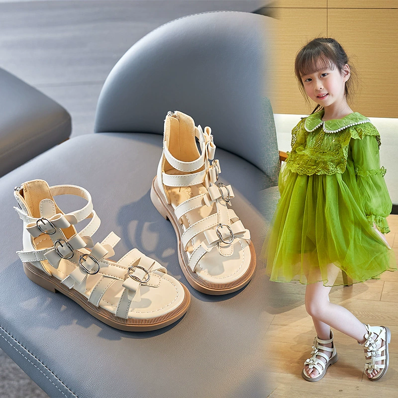 Sandals, beach summer beach footwear for princess, for teenagers, soft sole