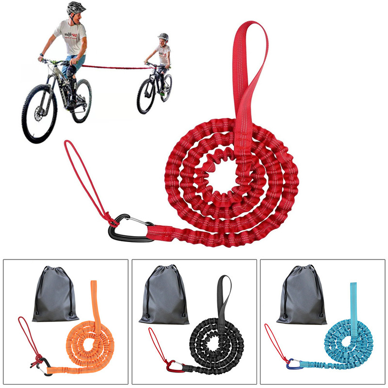 Bicycle Tow Rope Bicycle Traction Rope Mountain Bike Parent-Child Rally Rope Convenient Trailer Rope