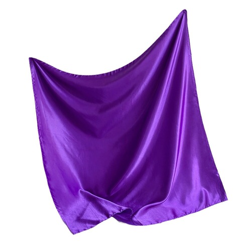Silk Square Scarf with Satin Surface, 90CM Pure Color, Women's Neck Scarf and Head Scarf, Fashion Glossy Silk