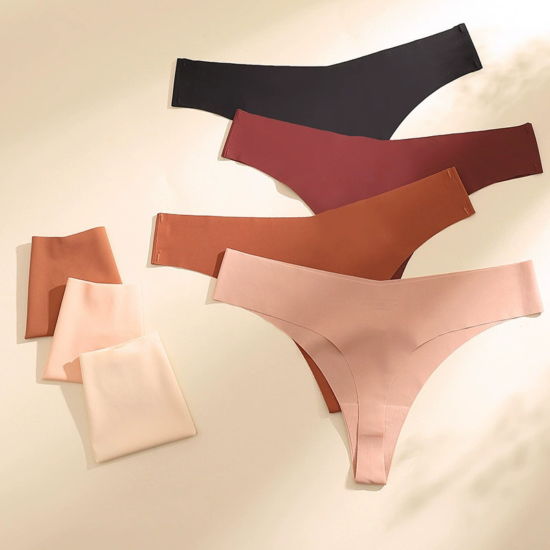 Шелковисто-хлопковые дышащие sexy underwear, брюки, европейский стиль, большой размер