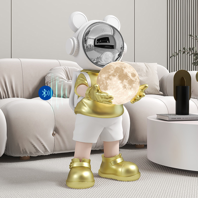 宇宙飛行士宇宙飛行士月球灯大型着地装飾品客間寝室ホテル会移転プレゼント