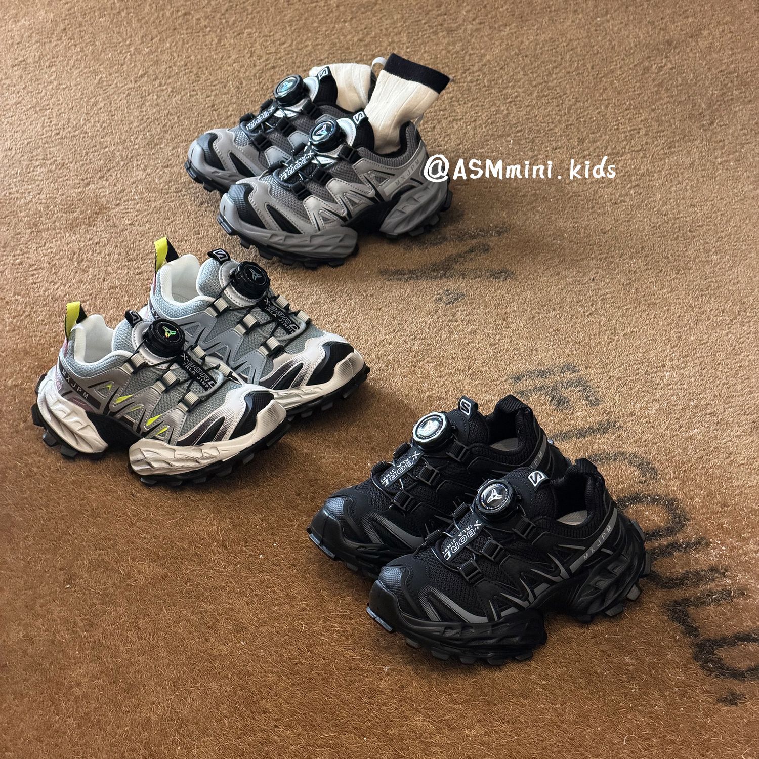 Children's Autumn and Winter Swivel Buckle Thick-Soled Sports Shoes 2025 New Velvet Boys and Girls Trendy Cool Dad Shoes Casual Shoes