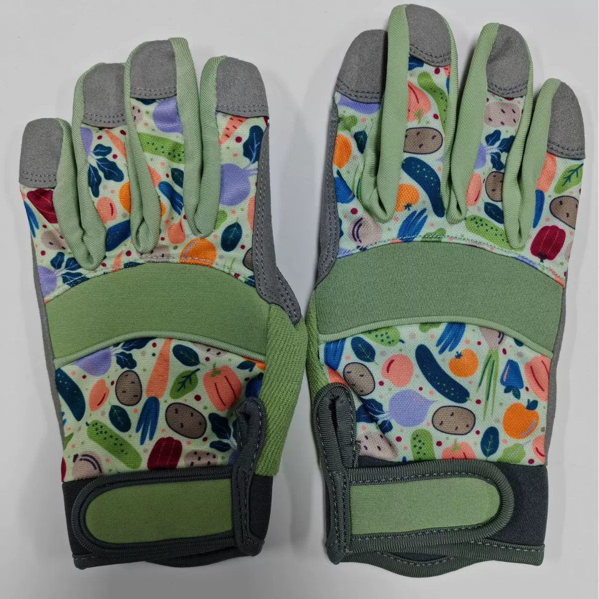 超纤花园手套 园林防护手套样品 图案随机发