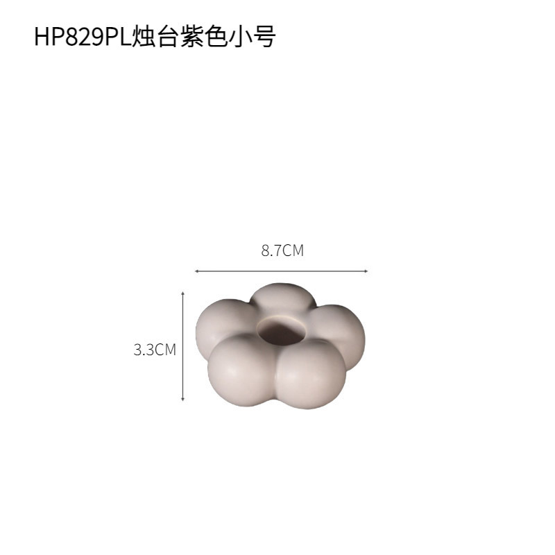 HP829PL candelabro púrpura trompeta