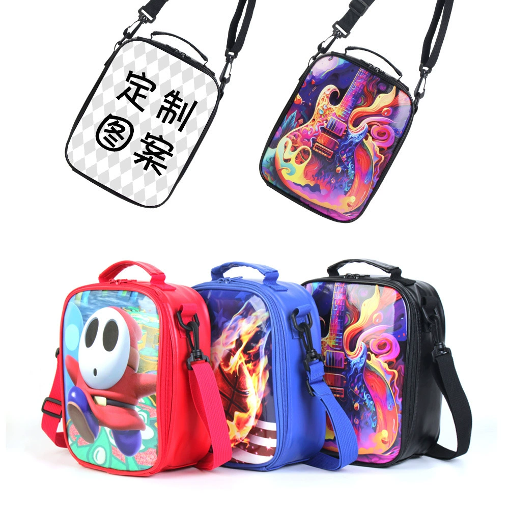 (Cross-border trading), cartoon polyurethane handheld lunch box for students one shoulder