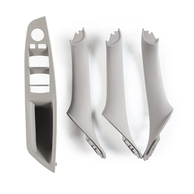 Armrest, handle, handle: F10 Interior Handle, 5 - right-hand-drive-4-piece-set-grey