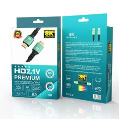 メーカー金メッキ2.1v高速ケーブルHDMIlアルミケース8kハイビジョンコンピュータセットトップボックス音声ビデオケーブル
