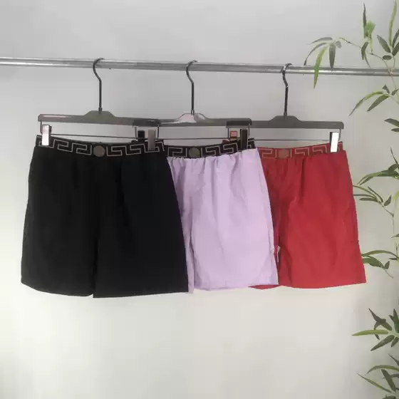 European and American All-match Casual Summer Men's and Women's New Ve Beach Shorts Waist Pattern Printed Flat for Cross-border European Goods