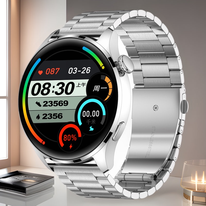 Hr28 Blood Sugar Watch, Non-Invasive Uric Acid and Automatic Blood Pressure Detection, Health Sleep Monitoring, Smart Multi-Function Phone