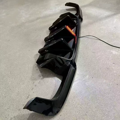 Racing Rear Lip, Glossy Black Carbon – Big Surrounded