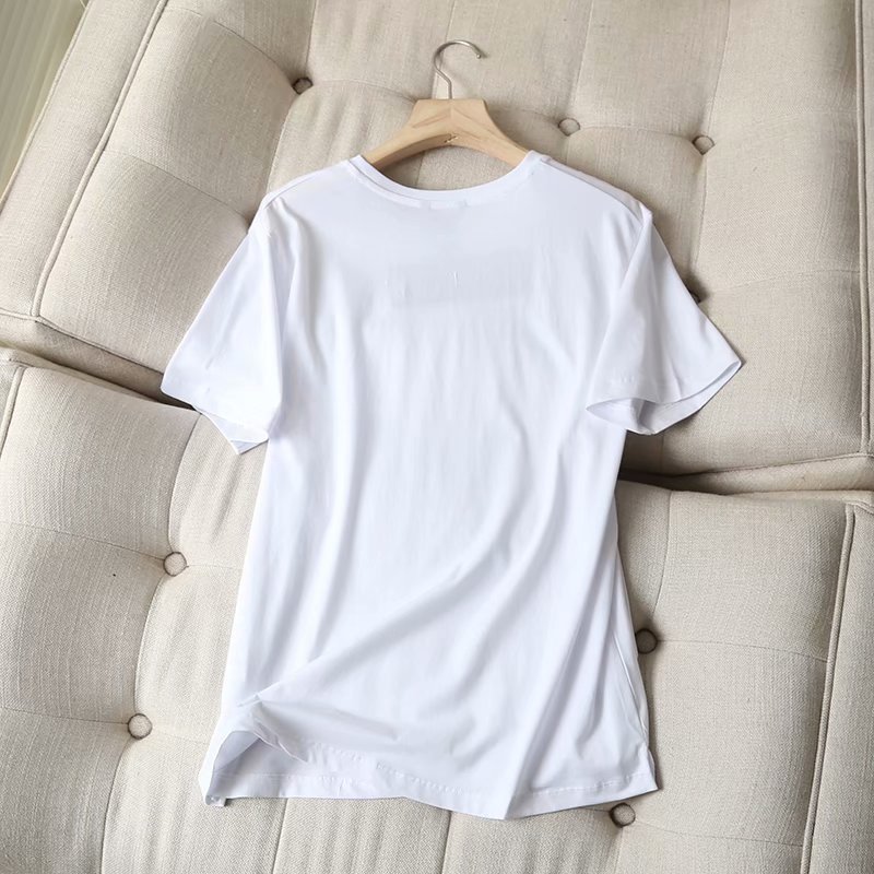 nueva camiseta de manga corta con bolsillo de algodón de primavera NSAM38934