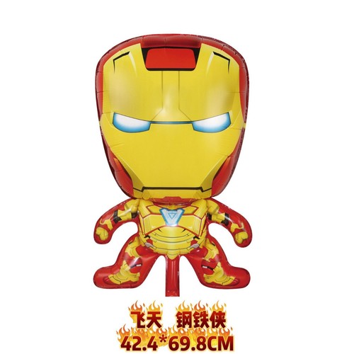 Cartoon Spider-Man Iron Man Space Balloon Balloons Outdoor Flying Children's Toy Birthday Party Decoration